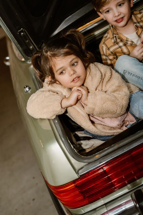 DAILY7 Meisjes Jassen Teddy Jacket Ecru - Foto 3