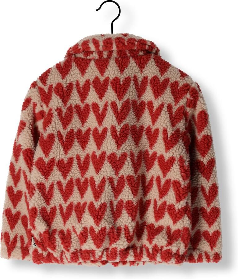 DAILY7 Meisjes Jassen Teddy Jacket Heart Multi