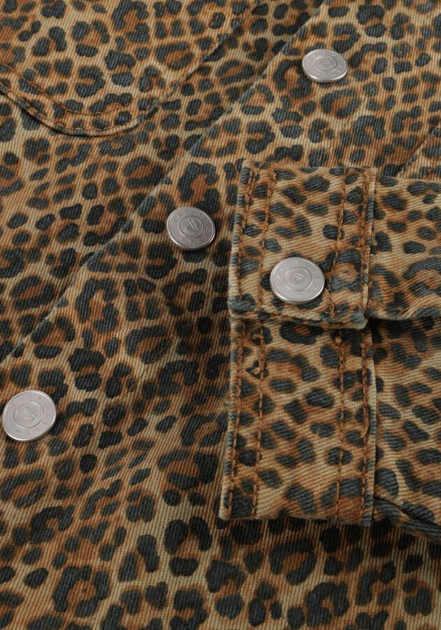 DAILY7 Meisjes Jassen Twill Jacket Animal Bruin