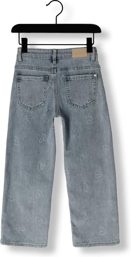 DAILY7 Meisjes Jeans 2300 Wide Fit Heart Lichtblauw - Foto 2
