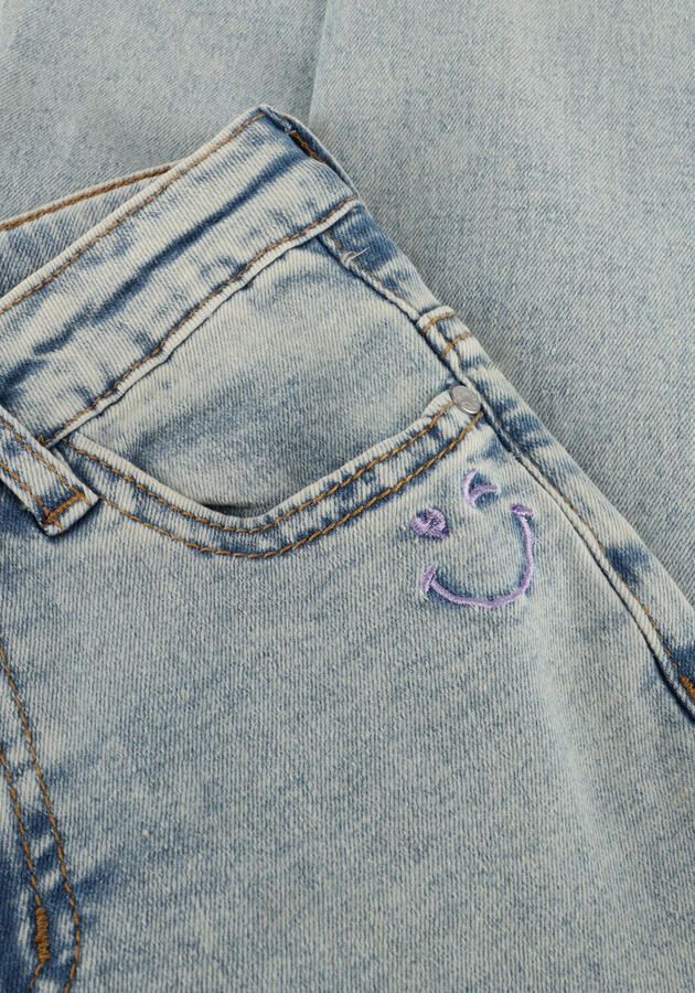 DAILY7 Meisjes Jeans 2500 Mom Fit Heart Pocket Lichtblauw