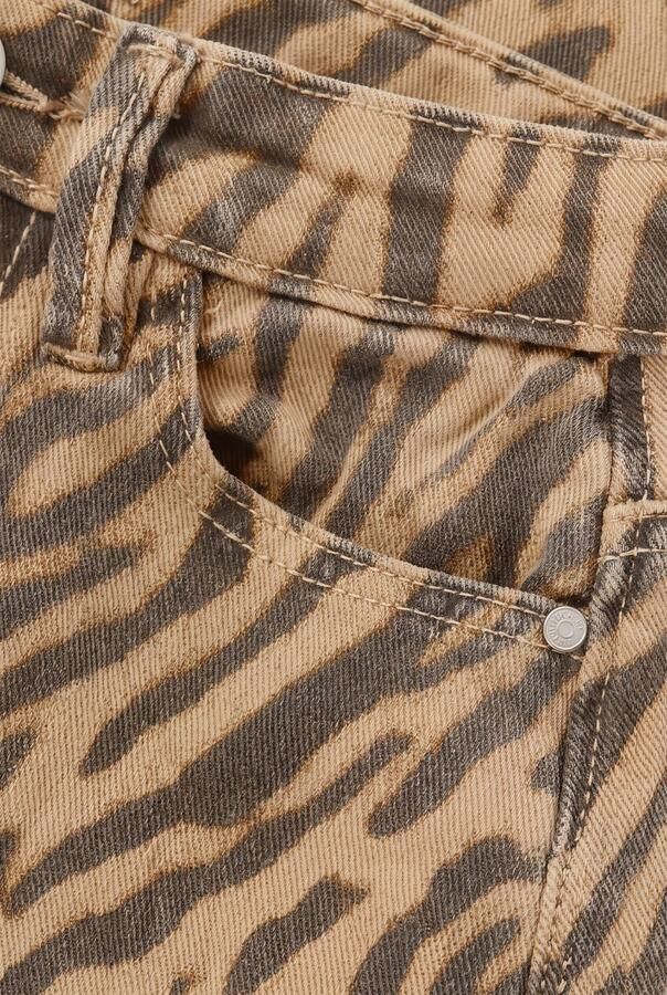 DAILY7 Meisjes Jeans Barrel Fit Animal Multi