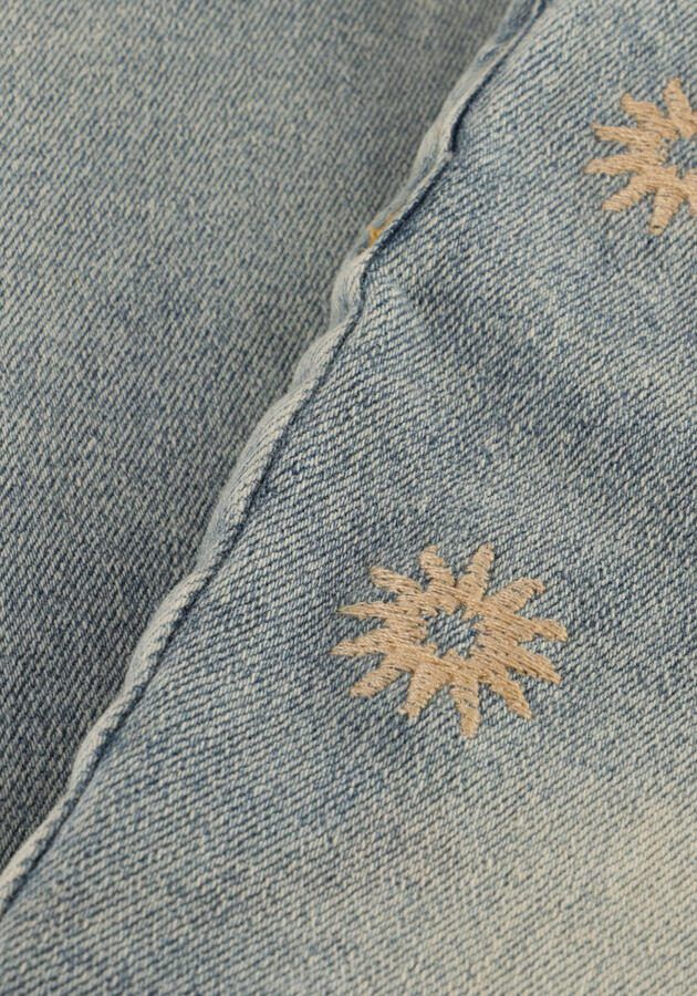 DAILY7 Meisjes Jeans Denim Mom Fit Embroidery Lichtblauw - Foto 2