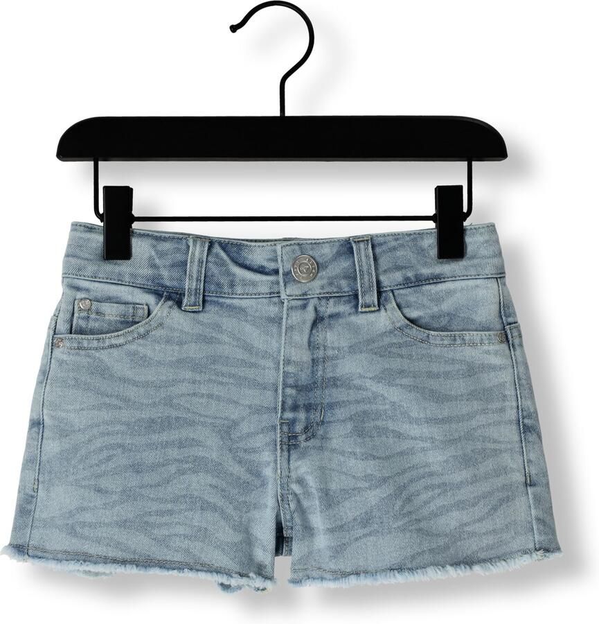 DAILY7 Meisjes Jeans Denim Short Printed Lichtblauw - Foto 3