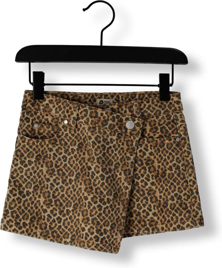 DAILY7 Meisjes Rokken Twill Skort Animal Bruin - Foto 2