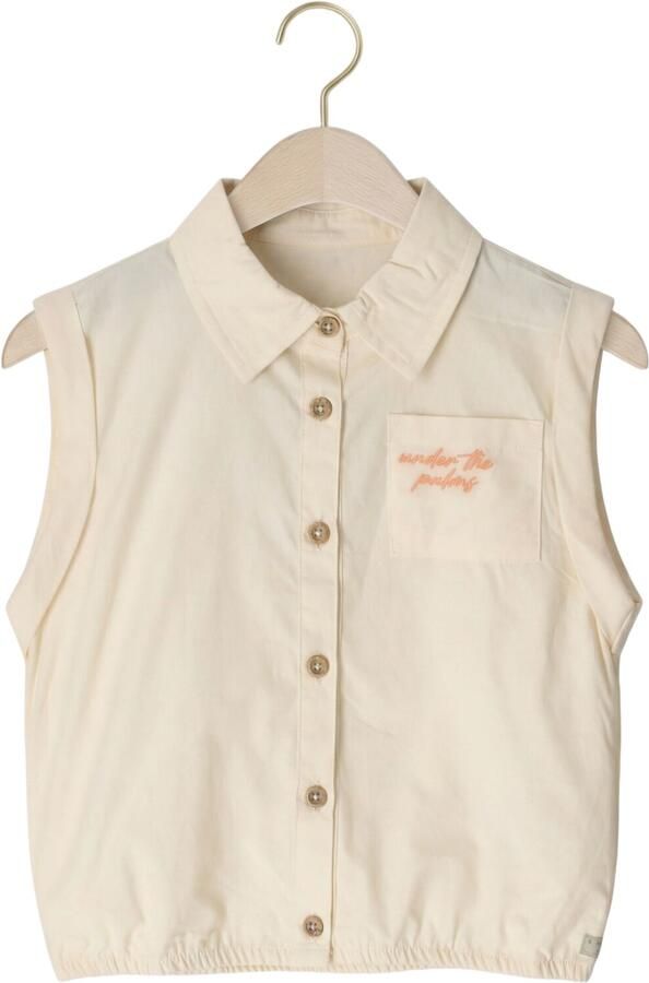 DAILY7 Meisjes Tops & T-shirts Shirt Backprint Ecru