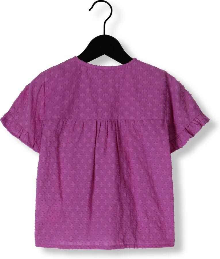 DAILY7 Meisjes Tops & T-shirts Shirt Embroiderie Paars