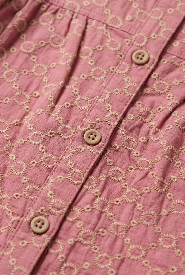 DAILY7 Meisjes Tops & T-shirts Shirt Ruffle Broderie Roze - Foto 2