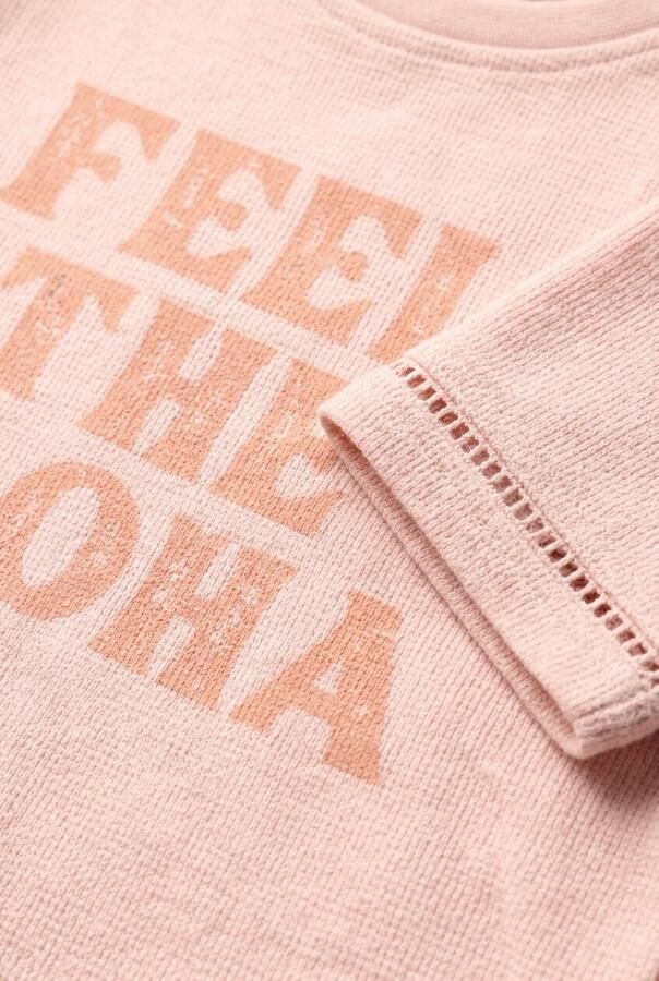 DAILY7 Meisjes Tops & T-shirts T-shirt Artwork Roze - Foto 3