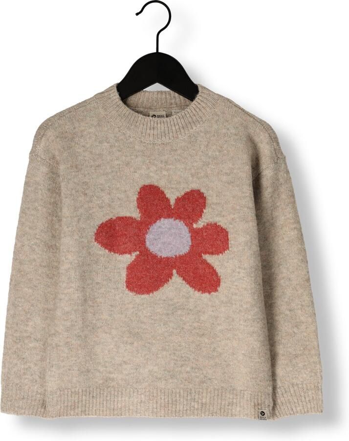 DAILY7 Meisjes Truien & Vesten Knitted Sweater Flower Beige - Foto 2