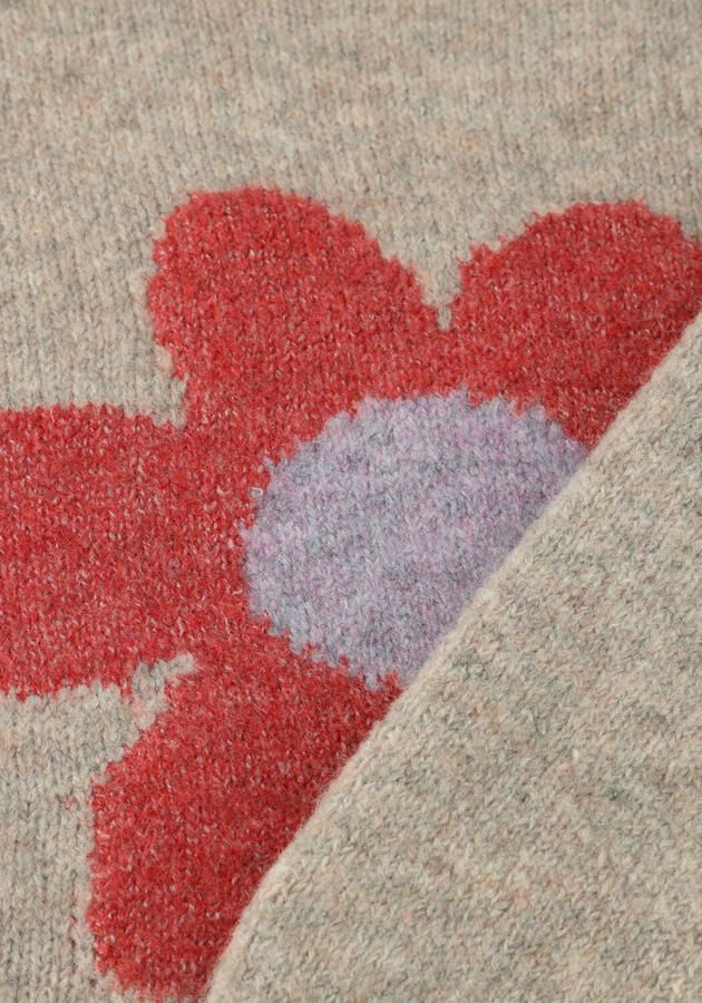 DAILY7 Meisjes Truien & Vesten Knitted Sweater Flower Beige