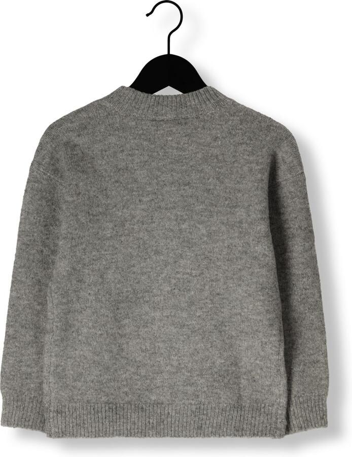 DAILY7 Meisjes Truien & Vesten Knitted Sweater Heart Grijs