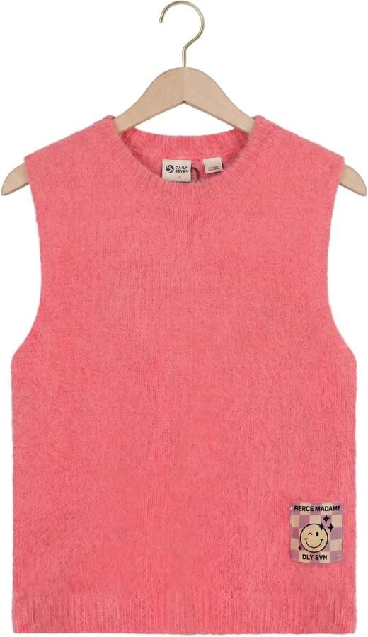 DAILY7 Meisjes Truien & Vesten Knitted Vest Roze