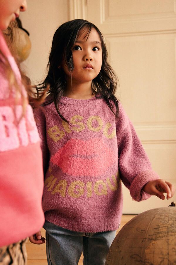 DAILY7 Meisjes Truien & Vesten Knitwear Fancy Paars - Foto 2