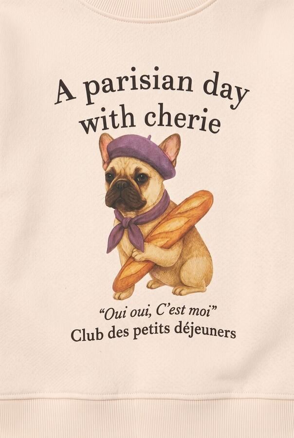 DAILY7 Meisjes Truien & Vesten Sweater Artwork Beige - Foto 3