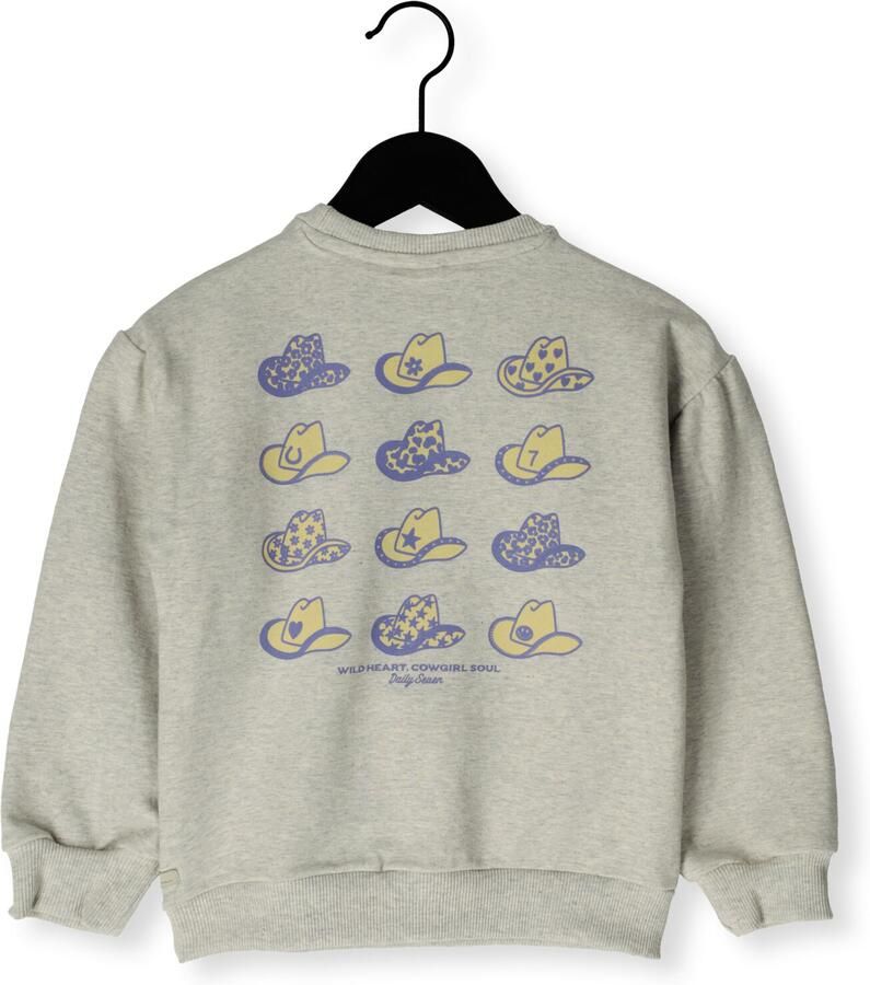 DAILY7 Meisjes Truien & Vesten Sweater Backprint Lichtgrijs - Foto 2