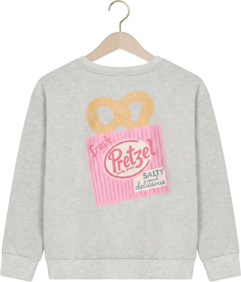 DAILY7 Meisjes Truien & Vesten Sweater Backprint Lichtgrijs - Foto 2