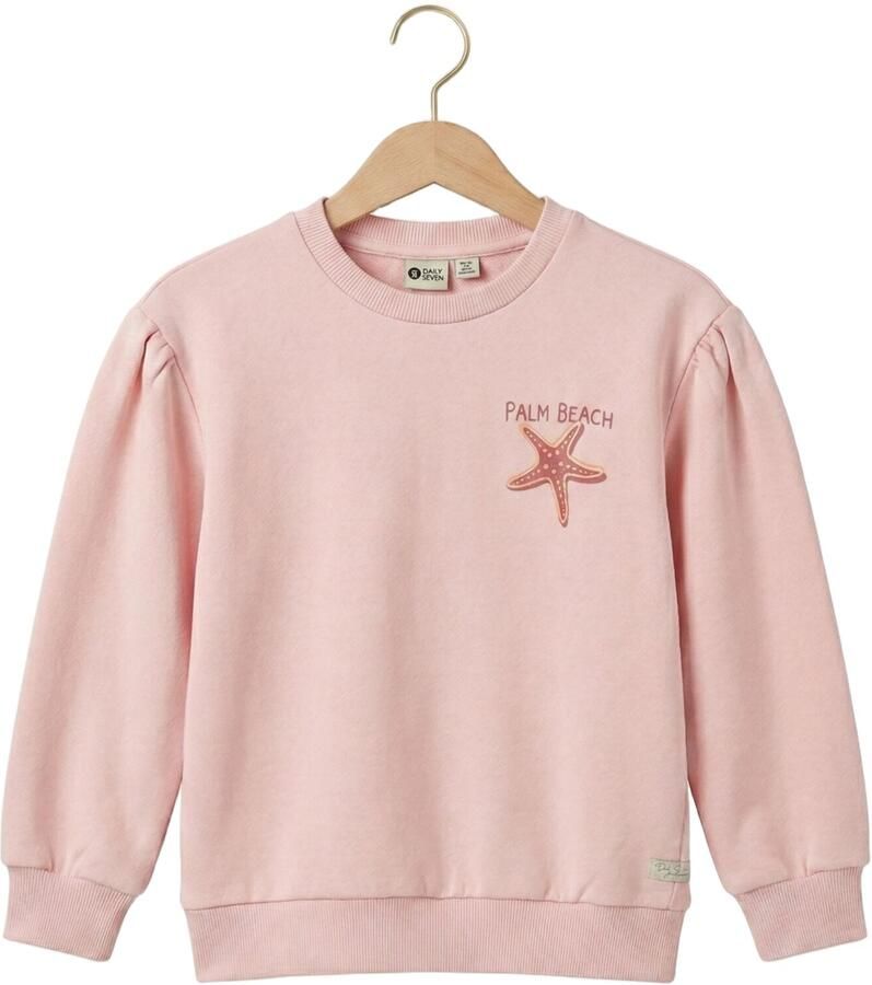 DAILY7 Meisjes Truien & Vesten Sweater Backprint Roze