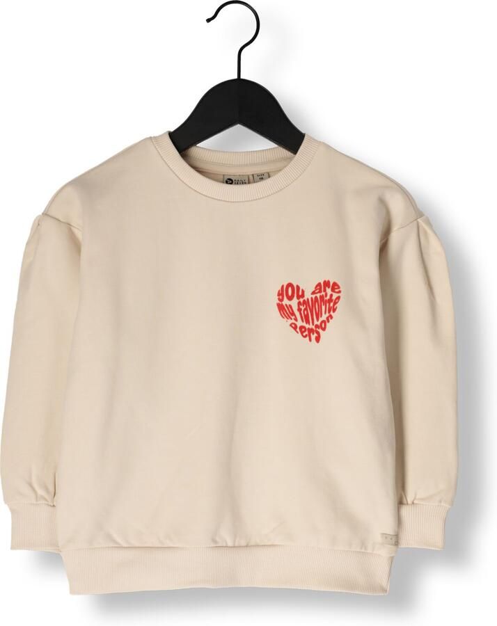 DAILY7 Meisjes Truien & Vesten Sweater Brushed Backprint Creme - Foto 3