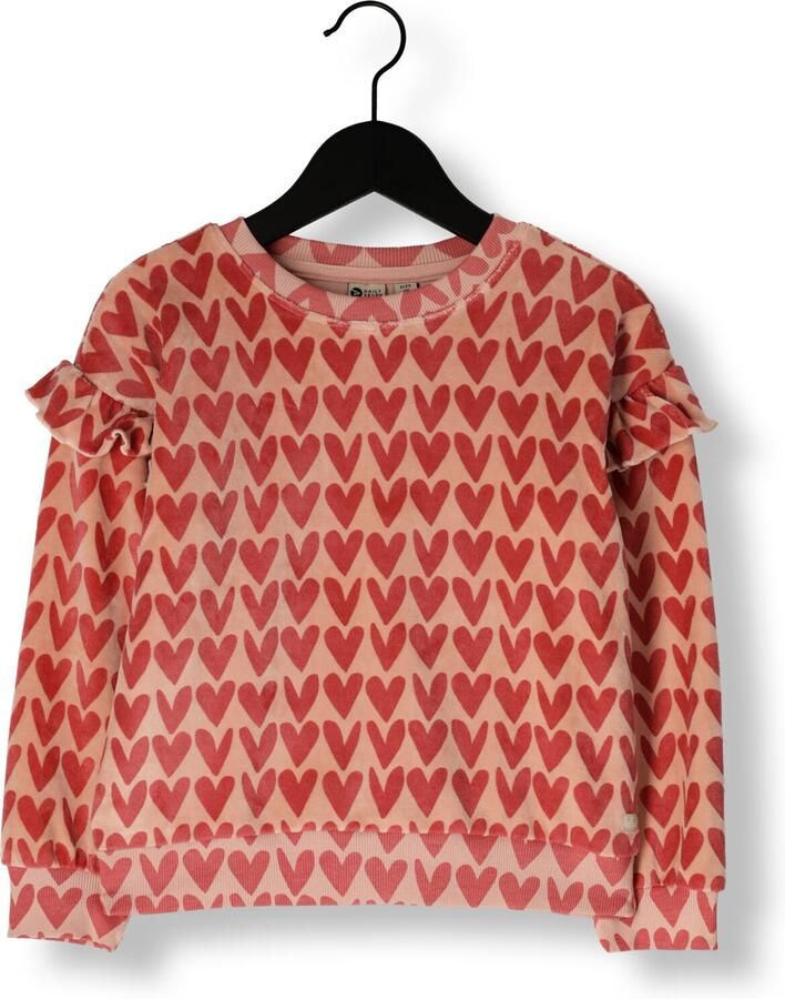 DAILY7 Meisjes Truien & Vesten Sweater Heart Print Roze - Foto 2