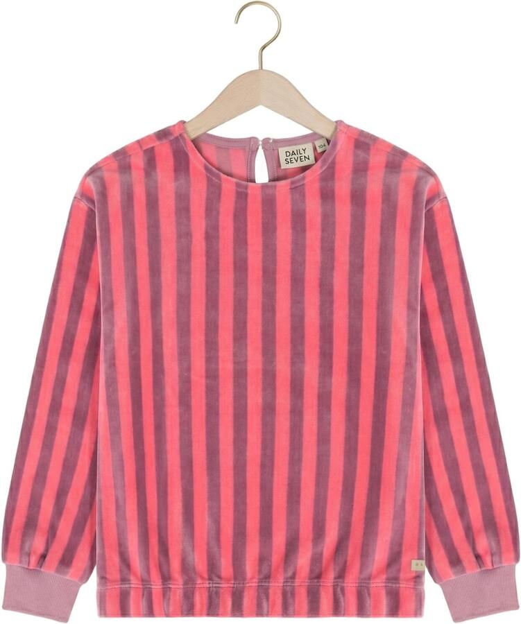 DAILY7 Meisjes Truien & Vesten Sweater Small Stripe Roze