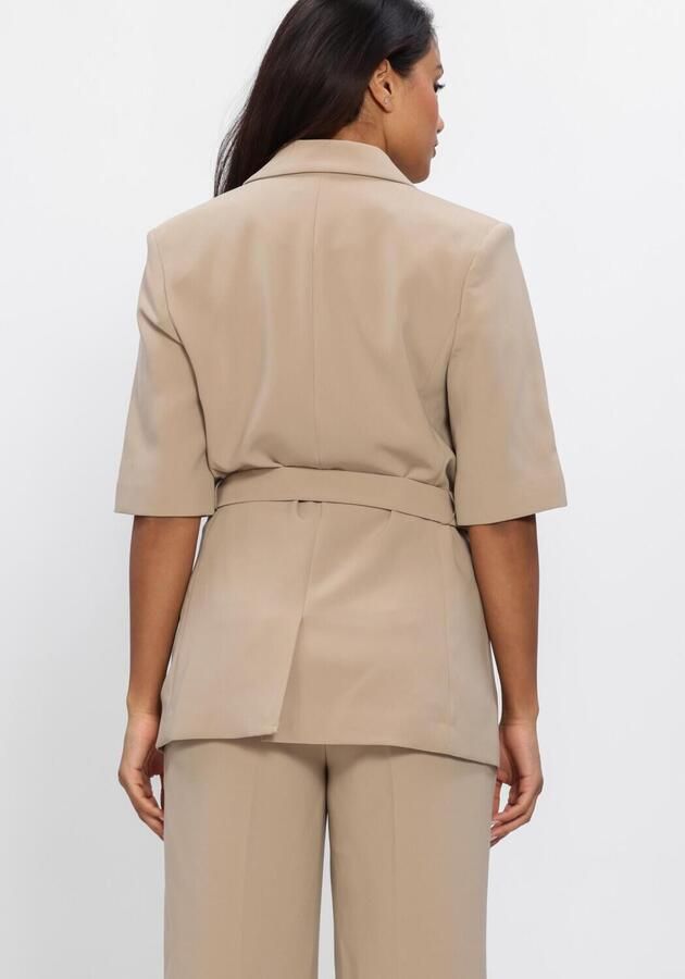 DANTE6 Dames Blazers Nissa Short Sleeves Blazer Beige - Foto 2