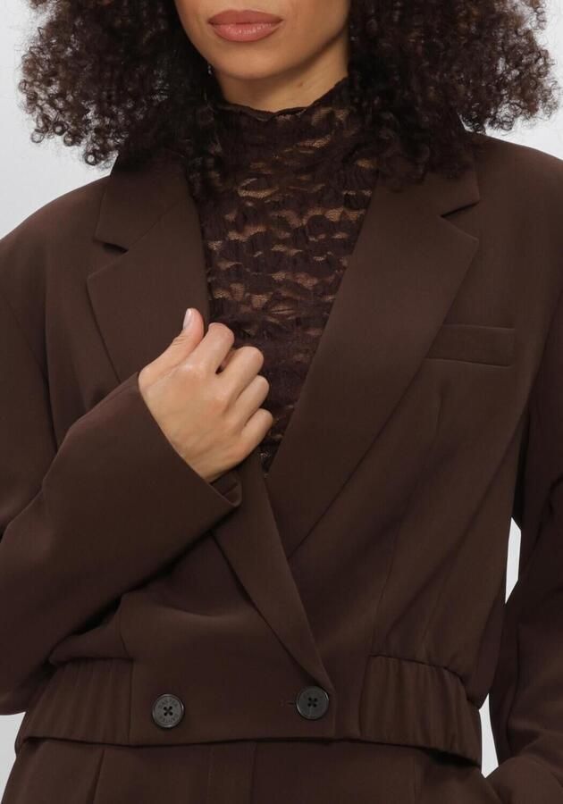 DANTE6 Dames Blazers Reilley Cropped Blazer-jacket Bruin - Foto 4
