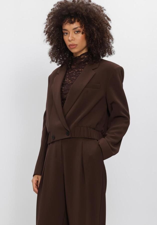 DANTE6 Dames Blazers Reilley Cropped Blazer-jacket Bruin - Foto 3