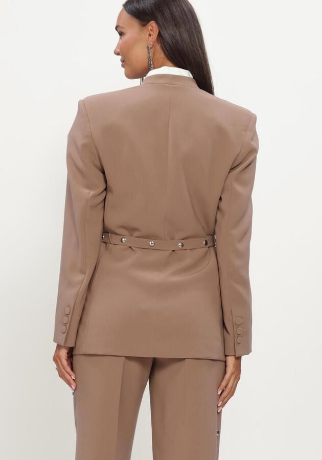 DANTE6 Dames Blazers Zerin Studded Belt Blazer Taupe - Foto 3