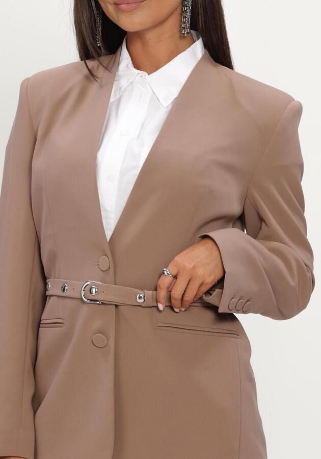 DANTE6 Dames Blazers Zerin Studded Belt Blazer Taupe - Foto 4