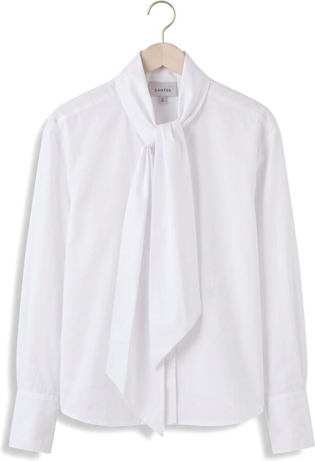 DANTE6 Dames Blouses Ivez Bow Blouse Wit - Foto 4