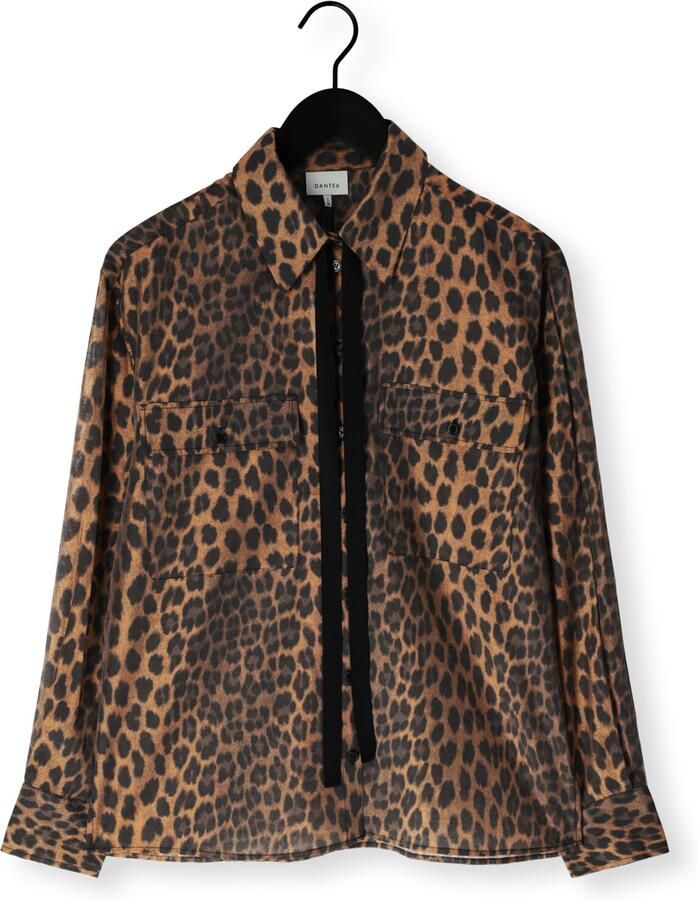 DANTE6 Dames Blouses Rique Leopard Shirt Bruin - Foto 2