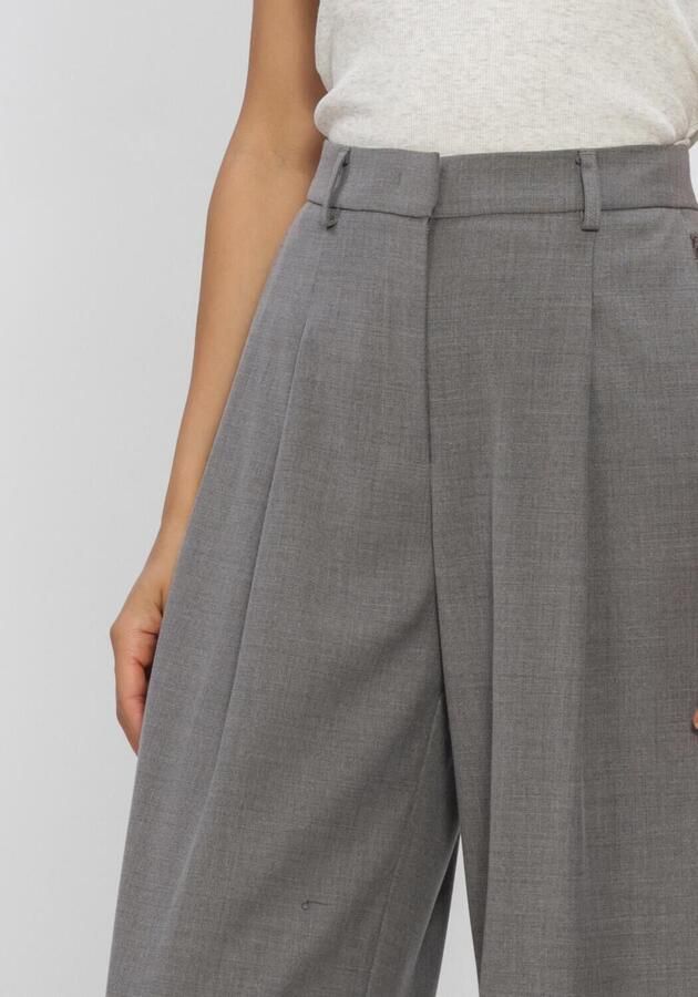DANTE6 Dames Broeken Biaxa Pleated Pants Grijs - Foto 3