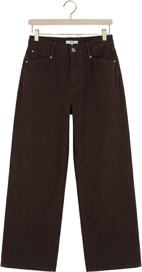DANTE6 Dames Broeken Brave Barrel Leg Jeans Bruin - Foto 4