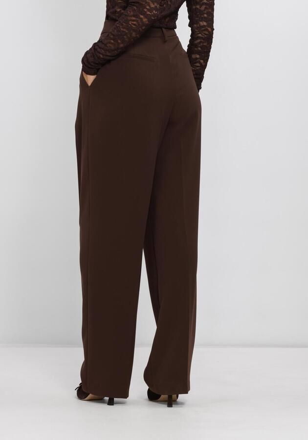 DANTE6 Dames Broeken Chad Pleated Pants Bruin - Foto 2