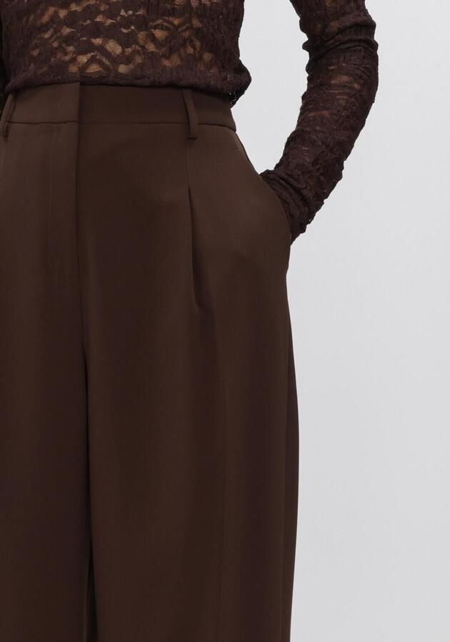 DANTE6 Dames Broeken Chad Pleated Pants Bruin - Foto 3