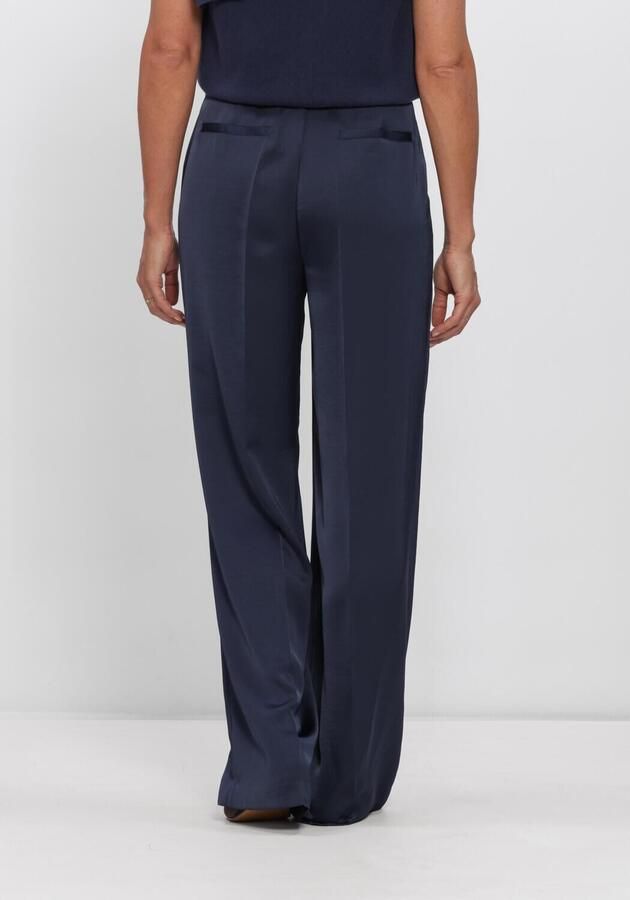 DANTE6 Dames Broeken Jules Satin Smart Pants Donkerblauw - Foto 2