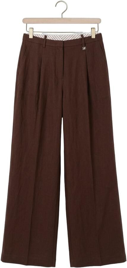 DANTE6 Dames Broeken Kenila Wide Leg Pants Bruin - Foto 3