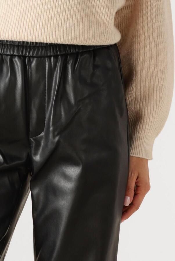 DANTE6 Dames Broeken London Faux Leather Chino Zwart - Foto 3