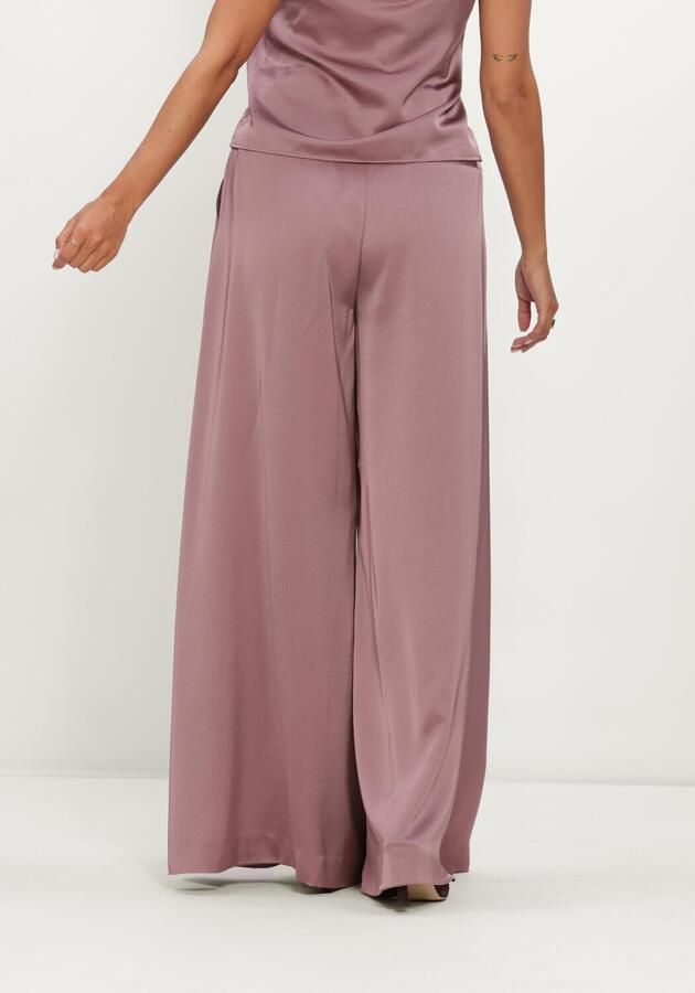 DANTE6 Dames Broeken Onique Wide Leg Satin Pants Lila - Foto 2