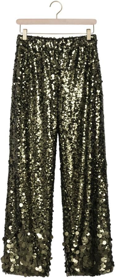DANTE6 Dames Broeken Saluz Sequins Pants Groen - Foto 4