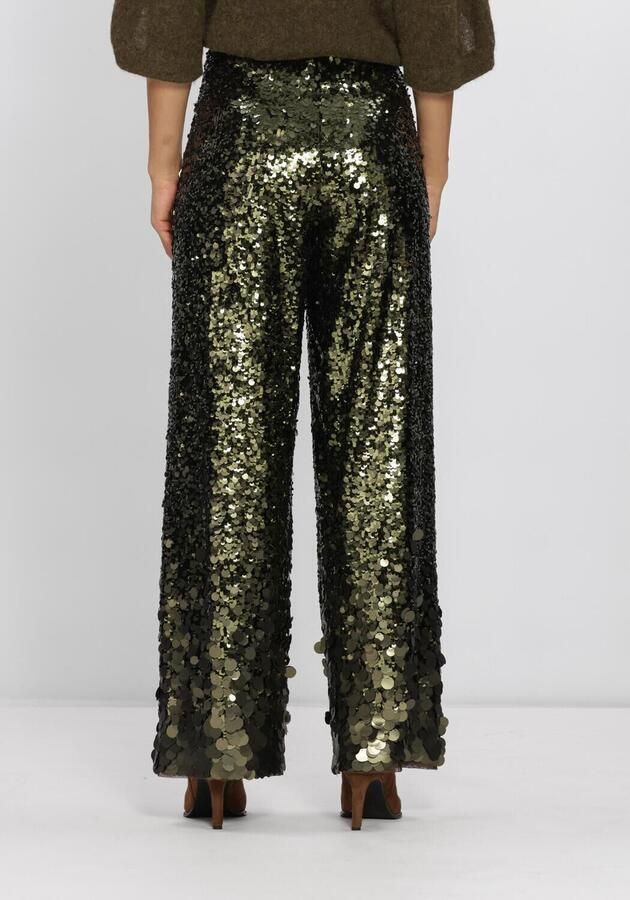 DANTE6 Dames Broeken Saluz Sequins Pants Groen - Foto 2