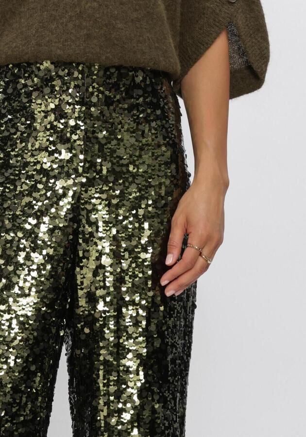 DANTE6 Dames Broeken Saluz Sequins Pants Groen - Foto 3