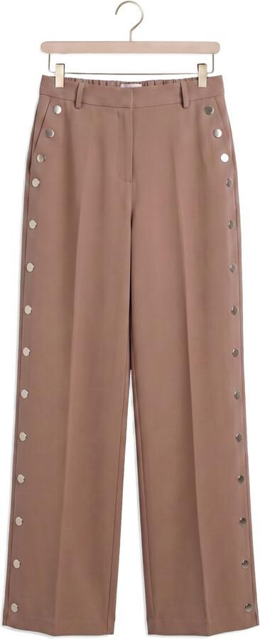 DANTE6 Dames Broeken Vey Studded Smart Pants Camel - Foto 4