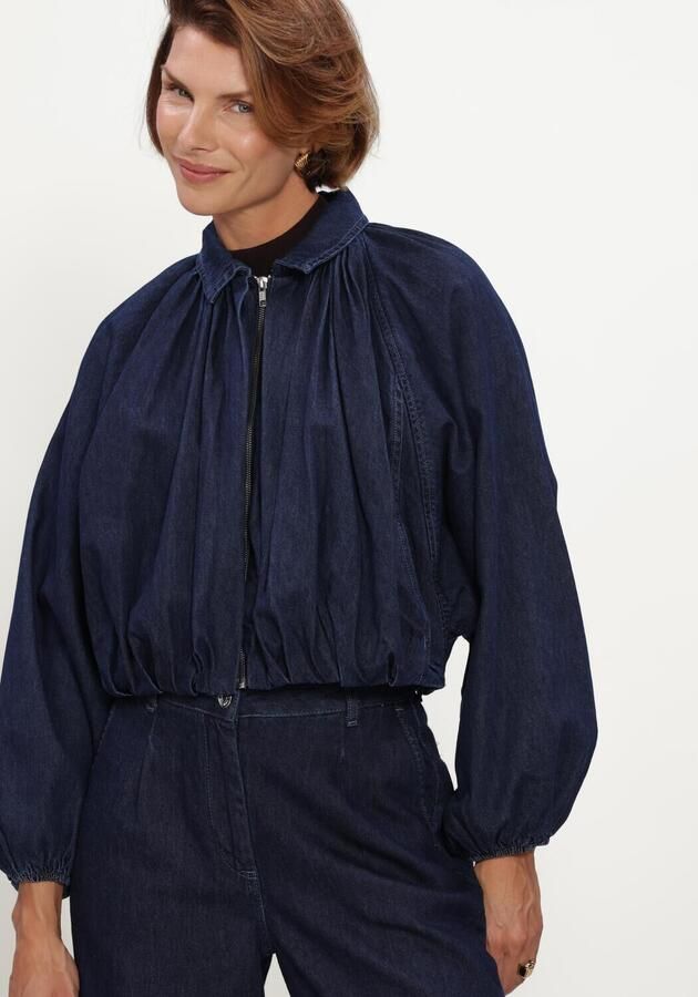 DANTE6 Dames Jassen Cassi Balloony Denim Jacket Donkerblauw - Foto 4