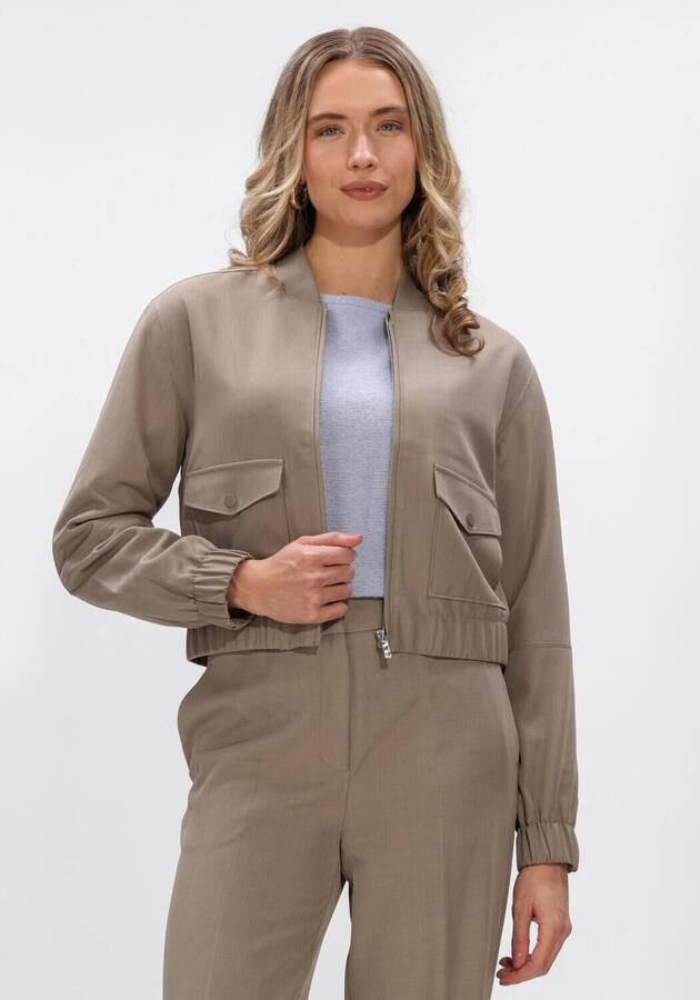 DANTE6 Dames Jassen Samie Melange Jacket Taupe