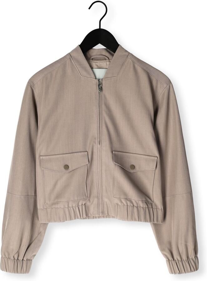 DANTE6 Dames Jassen Samie Melange Jacket Taupe - Foto 2