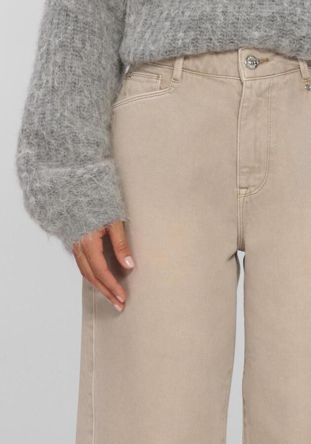 DANTE6 Dames Jeans Brave Barrel Leg Jeans Beige - Foto 3