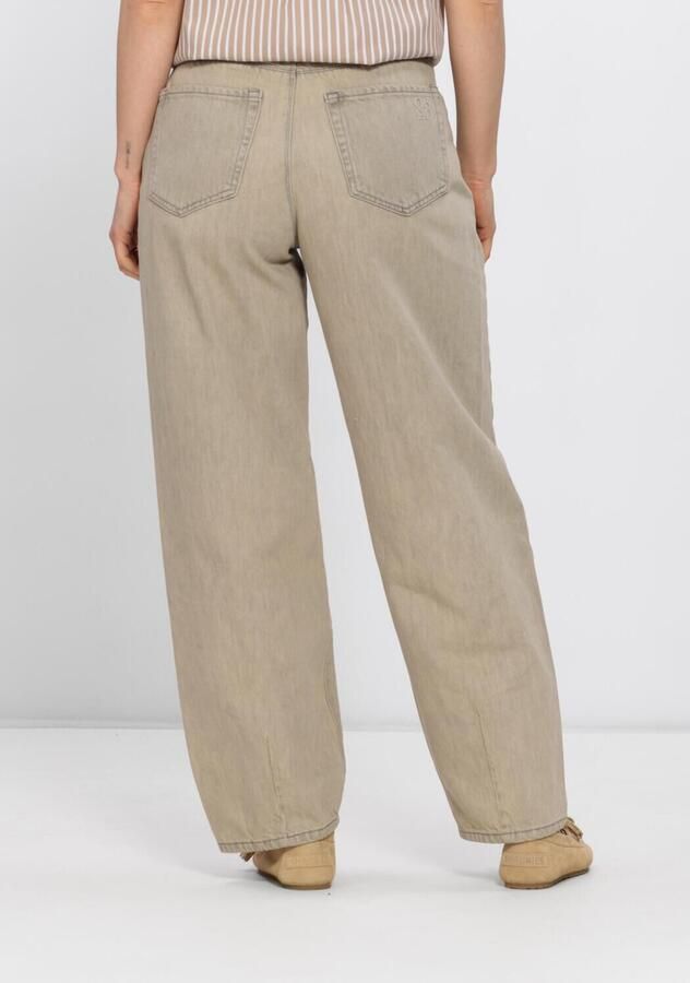 DANTE6 Dames Jeans Brave Barrel Leg Jeans Zand - Foto 2