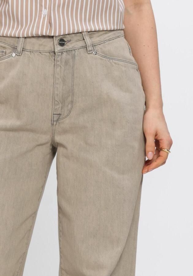 DANTE6 Dames Jeans Brave Barrel Leg Jeans Zand - Foto 3